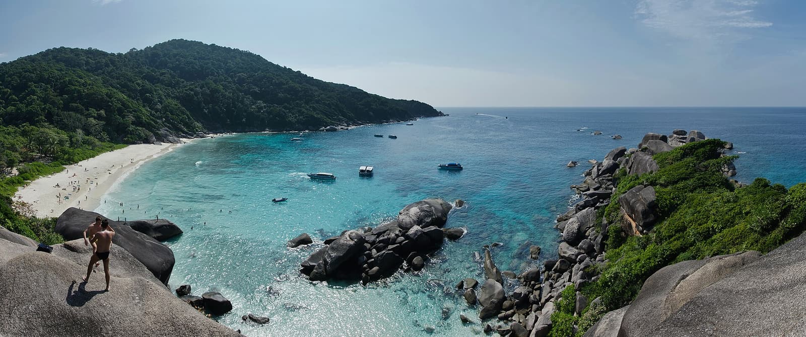 Granite boulders and turquoise water at Koh Similan